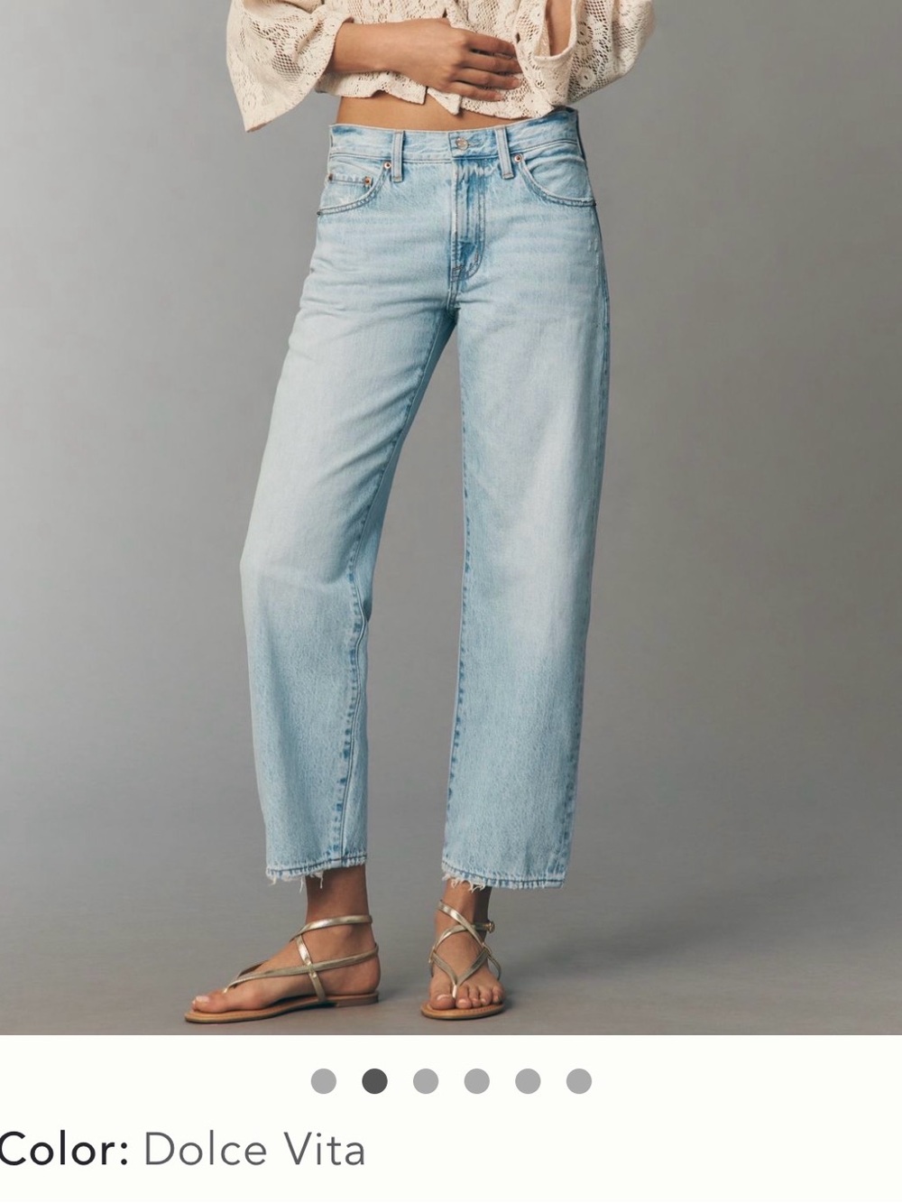 Pistola  nwt light Blue High-Rise Straight Women Jeans 24
